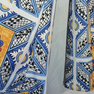 Vibrant Geometric Patterned Fabric